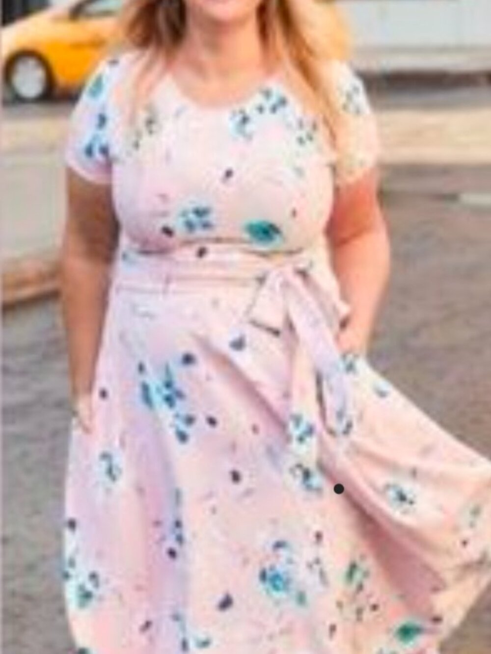 Lane Bryant dress size 20 to 22 Pink High Low Style Professionally Altered